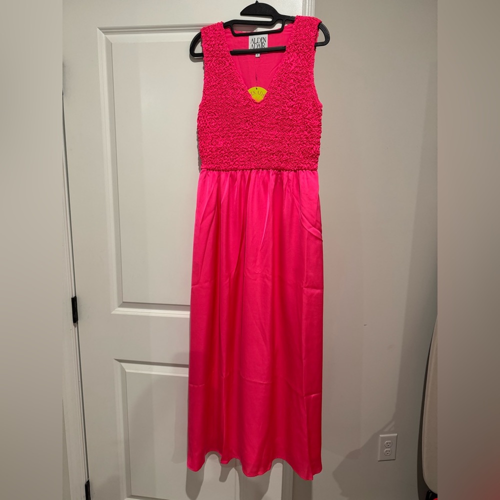 Alden Adair Neon Pink Hazel Dress